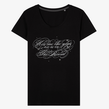 Load image into Gallery viewer, Unity X Avicii "Kiss Me Like Your Ex Is In The Room" Rhinestone Tee - Exclusive drop